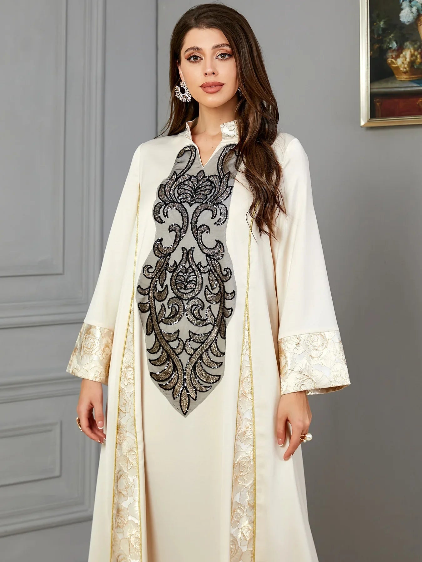 1465 Latest Designs Robe Dubai Muslim Dress For Women polyester kaftan modest fashion for women closed abaya