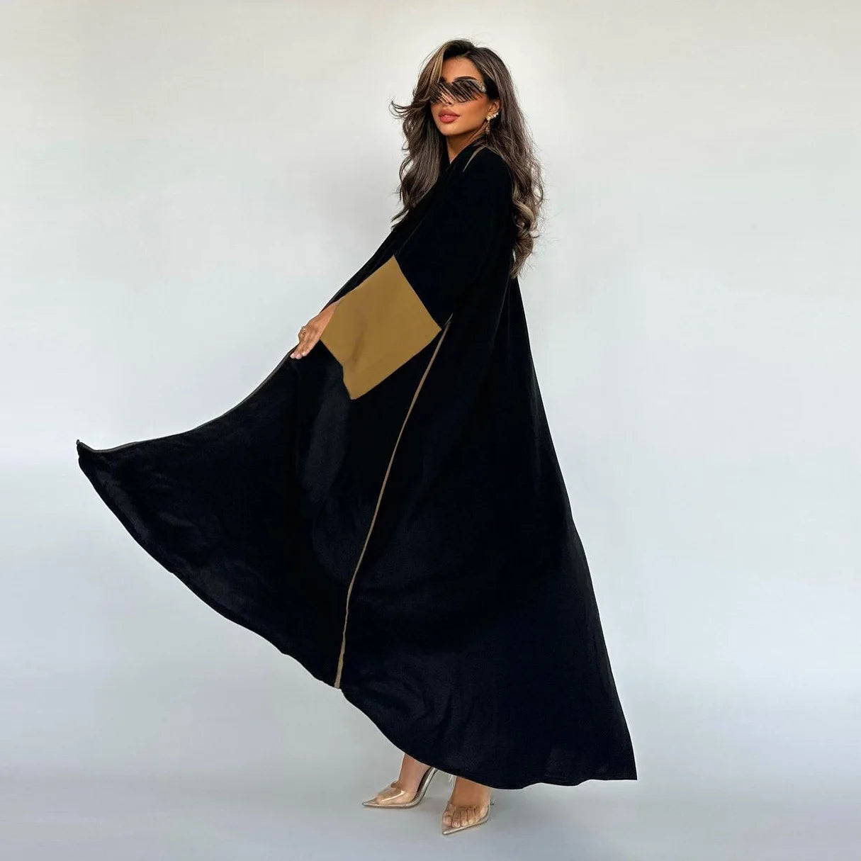 Eid Muslim Abaya for Women Split Sleeve Modest Morocco Party Dresses Ramadan Cardigan Abayas Kaftan Dubai Arab Long Robe 2024