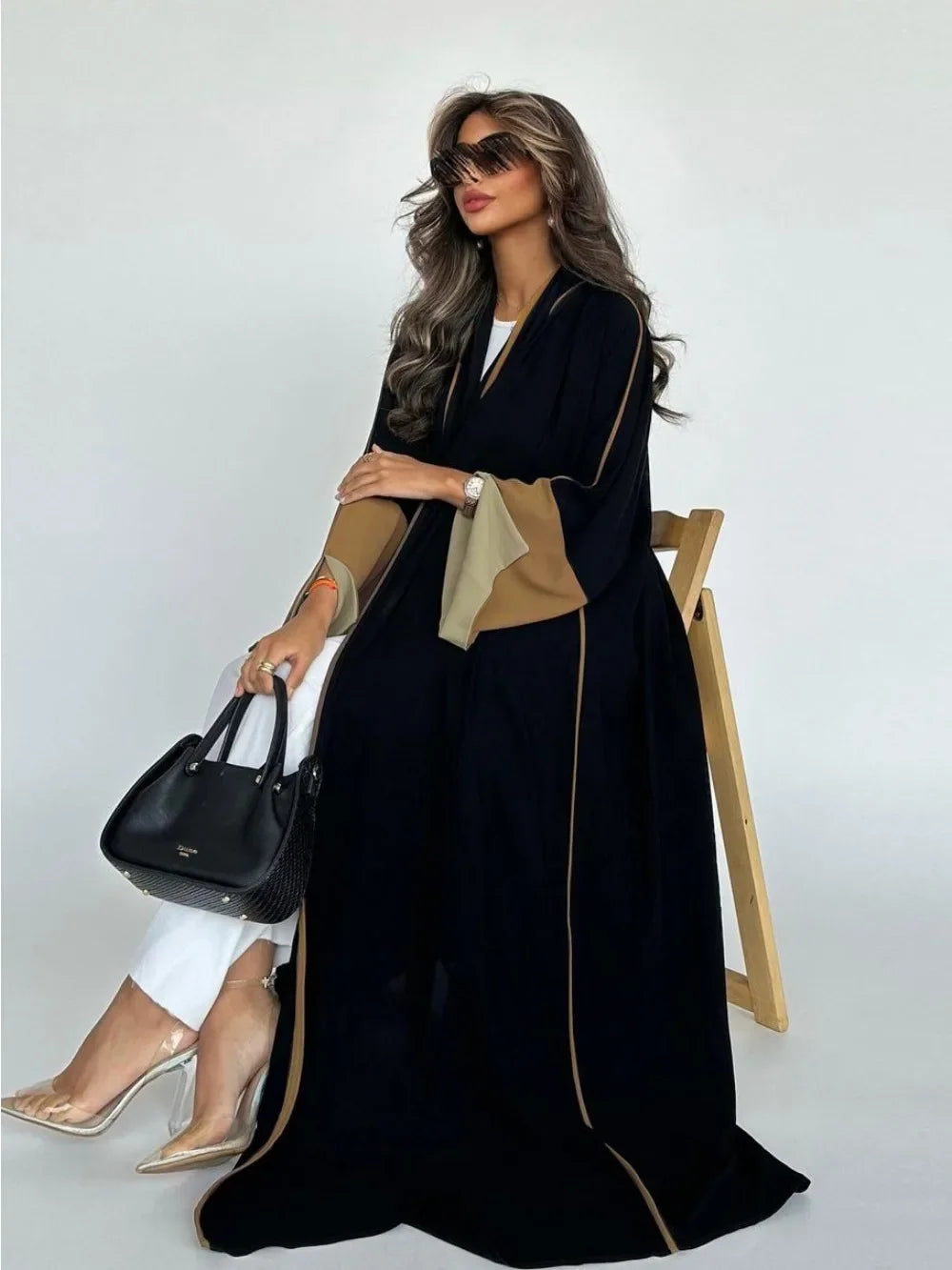 Eid Muslim Abaya for Women Split Sleeve Modest Morocco Party Dresses Ramadan Cardigan Abayas Kaftan Dubai Arab Long Robe 2024